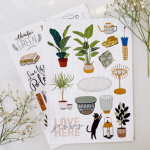 Plant and Home Stickers