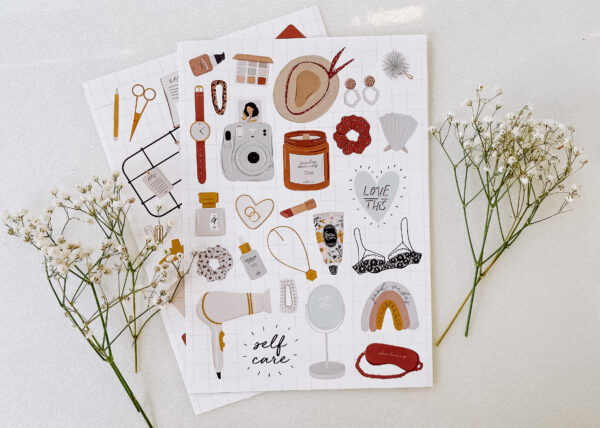 Relax Pamper Stickers