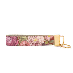 Leather Keyring, Scarlet