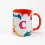 Monogram Mug Floral