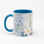 Floral Personalized Mug Back