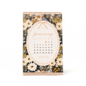 A6 Flip Desk Calendar 2027, Autumn