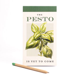Seed Pencil Notepad, Basil