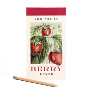 Seed Pencil Notepad, Strawberry